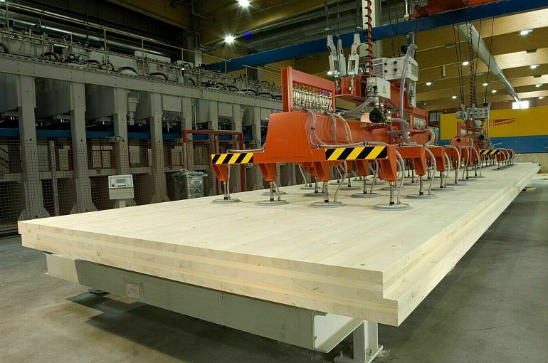 Cross Laminated Timber , CLT panels ( 80 Х 1050  Х 3200) mm