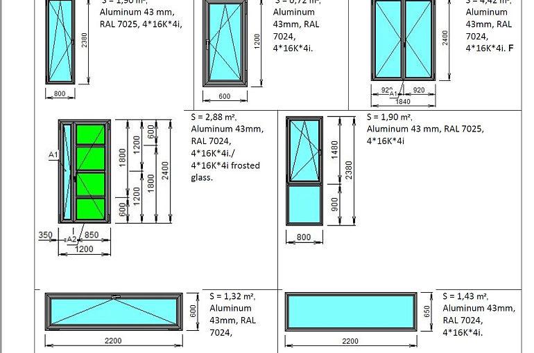 Double Glazed Windows  PVC