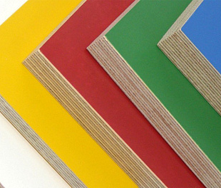 Colored Laminated Plywood (12mm x1500 x 3000) grade 1